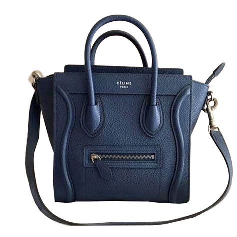 celine purses blue